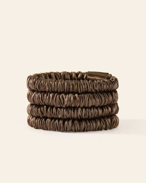 Mulberry Silk Skinny Scrunchies