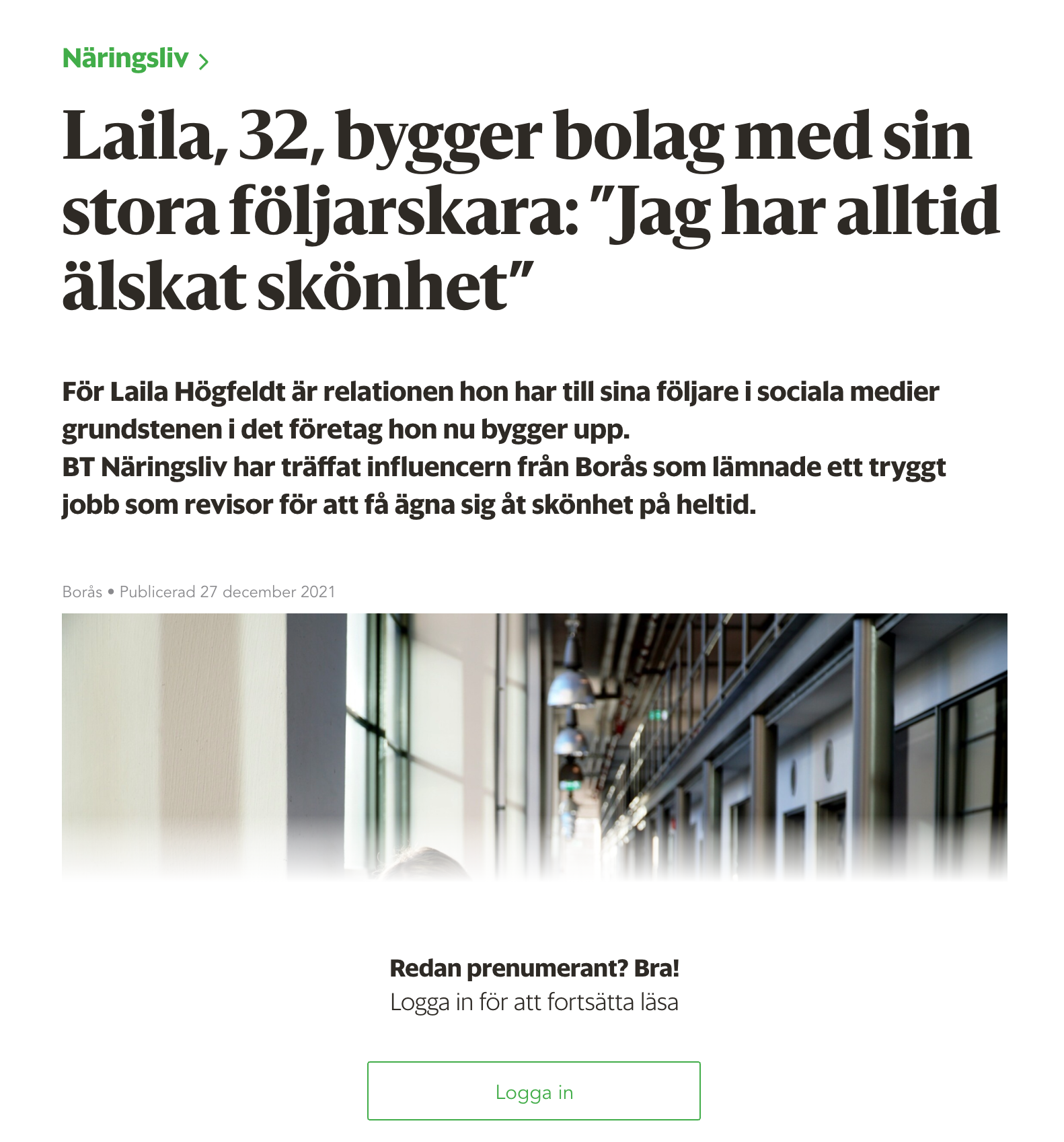 Borås Tidning 27 december 2021
