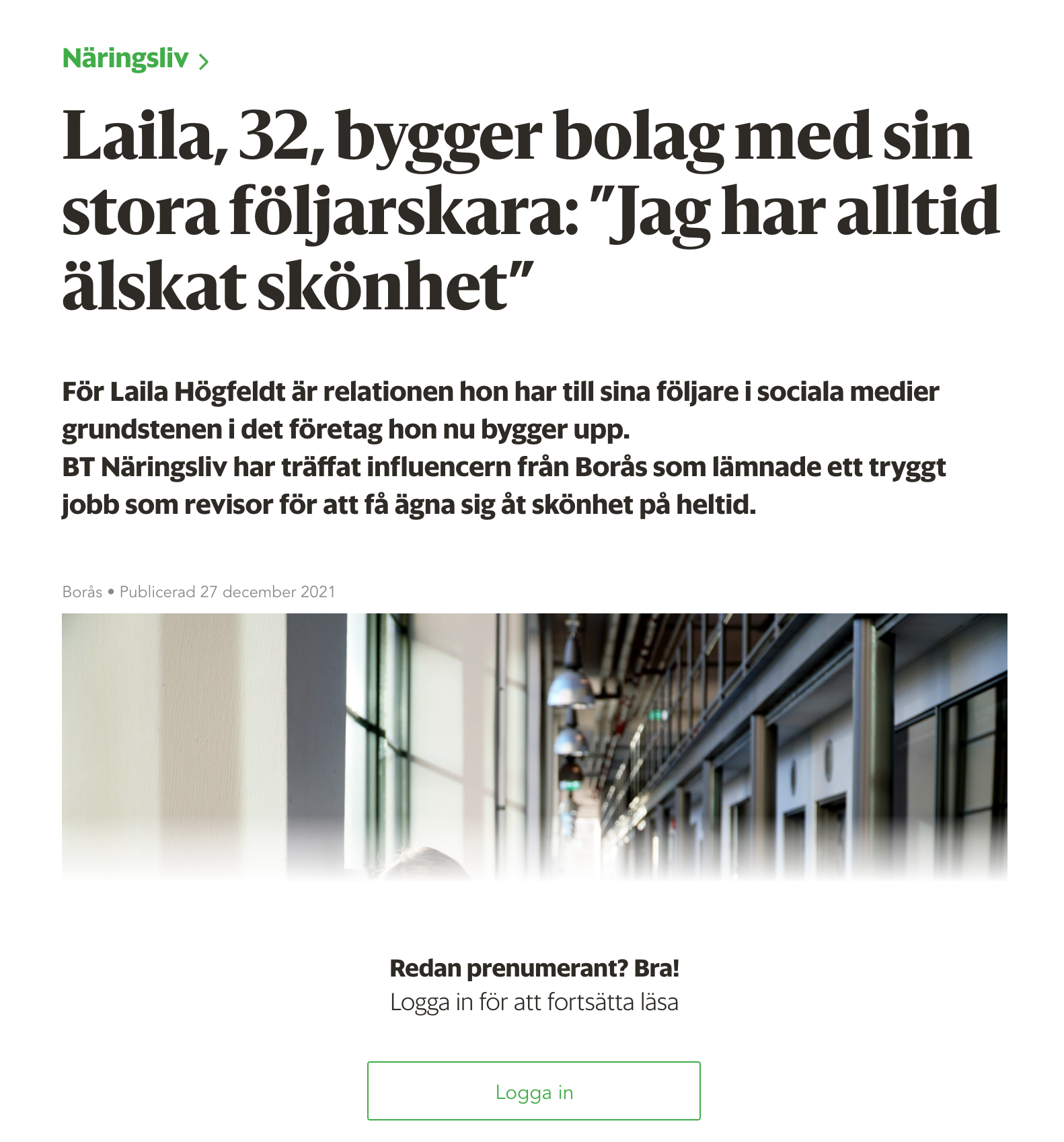 Borås Newspaper, December 27, 2021