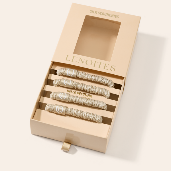 Mulberry Silk Skinny Scrunchies