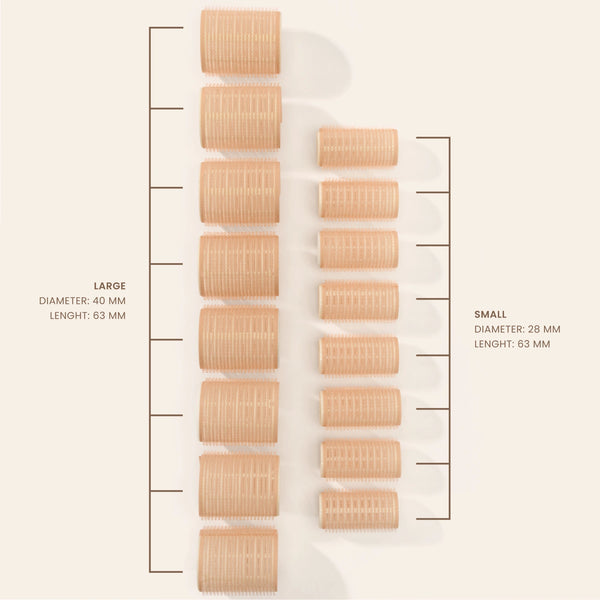 Self Grip Hair Rollers 16-Pack