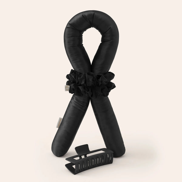 Heatless Curls in Mulberry Silk