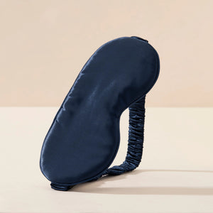 Mulberry Silk Sleep Mask from Lenoites in Blue