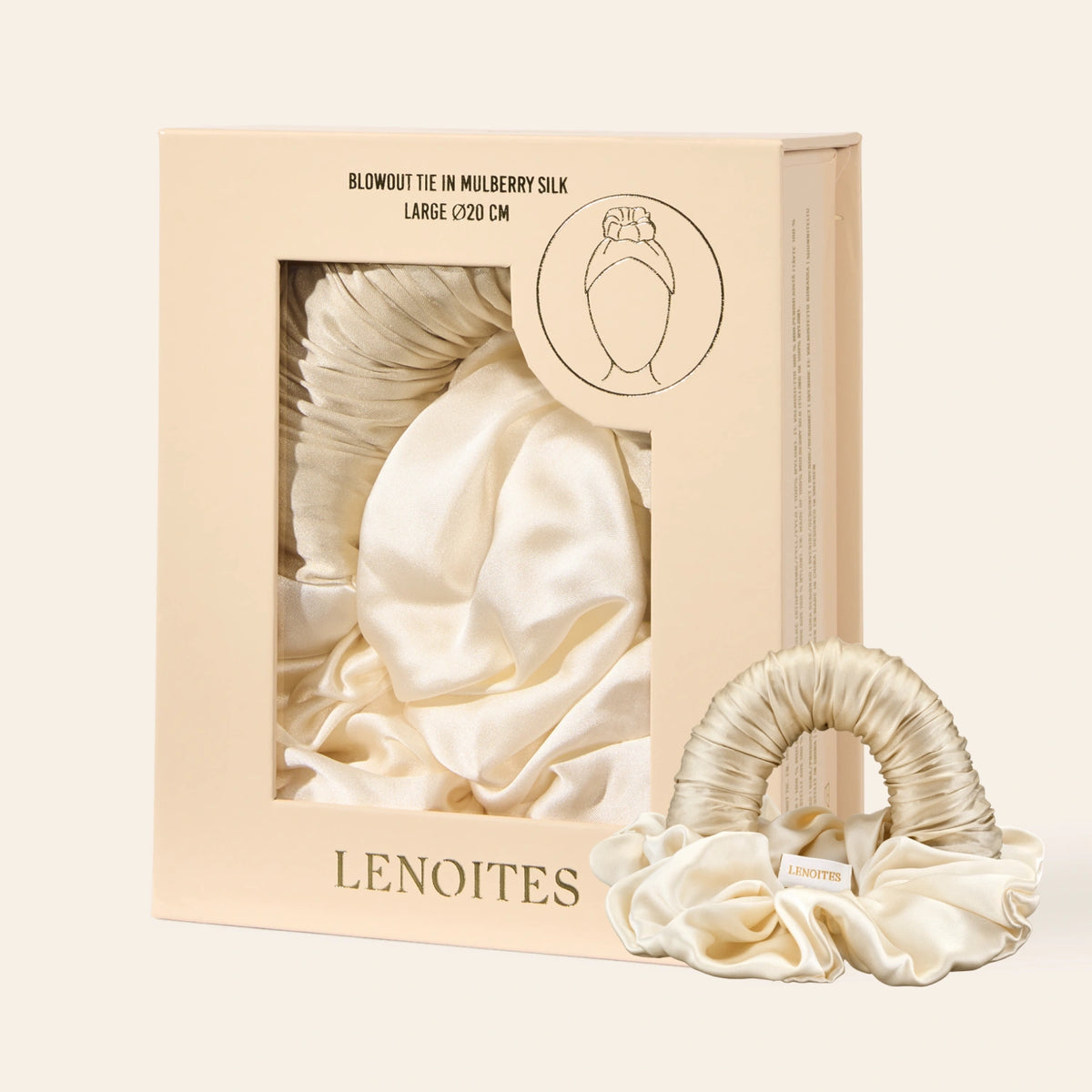 Lenoites Blowout Tie in Mulberry Silk
