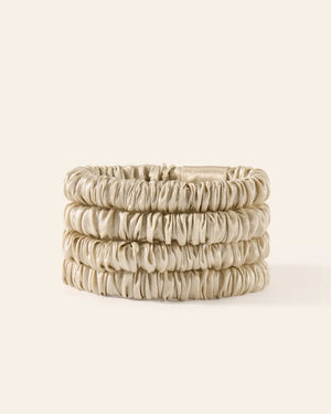 Mulberry Silk Skinny Scrunchies