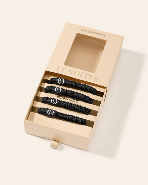 Mulberry Silk Skinny Scrunchies