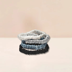 Mulberry Silk Skinny Scrunchies