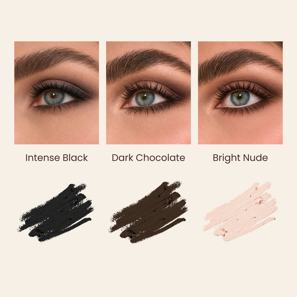 Silk Longwear Gel Eyeliner – Bright Nude – Nyansjämförelse